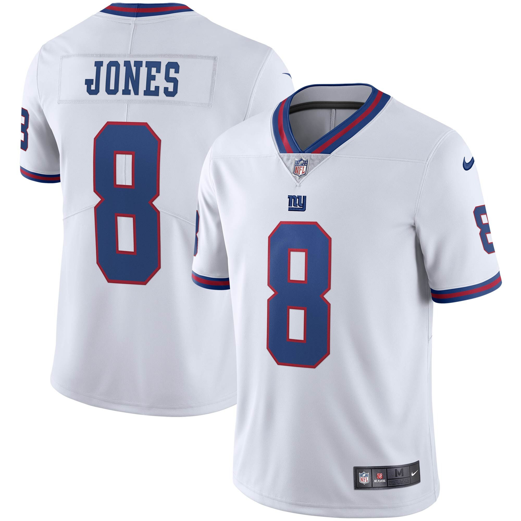 Men Daniel Jones San Francisco Giants Vapor Untouchable Color Rush White Jersey - All Stitched