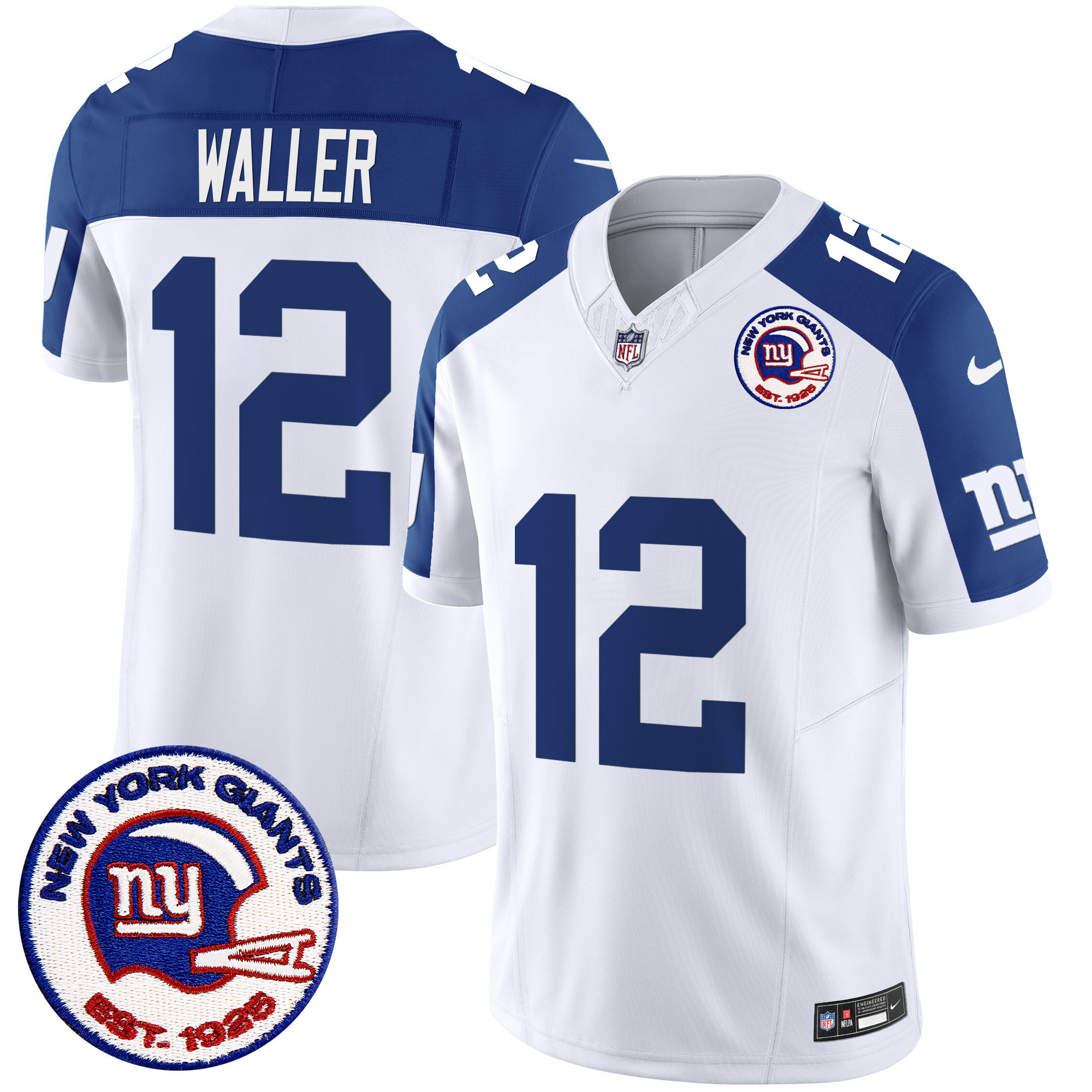 Men Darren Waller San Francisco Giants 1925 Ptach Inverted Vapor Limited Jersey - All Stitched