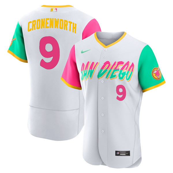 Men Jake Cronenworth San Diego Padres Flex Base "Vibrant" City Connect Jersey 2022 - All Stitched