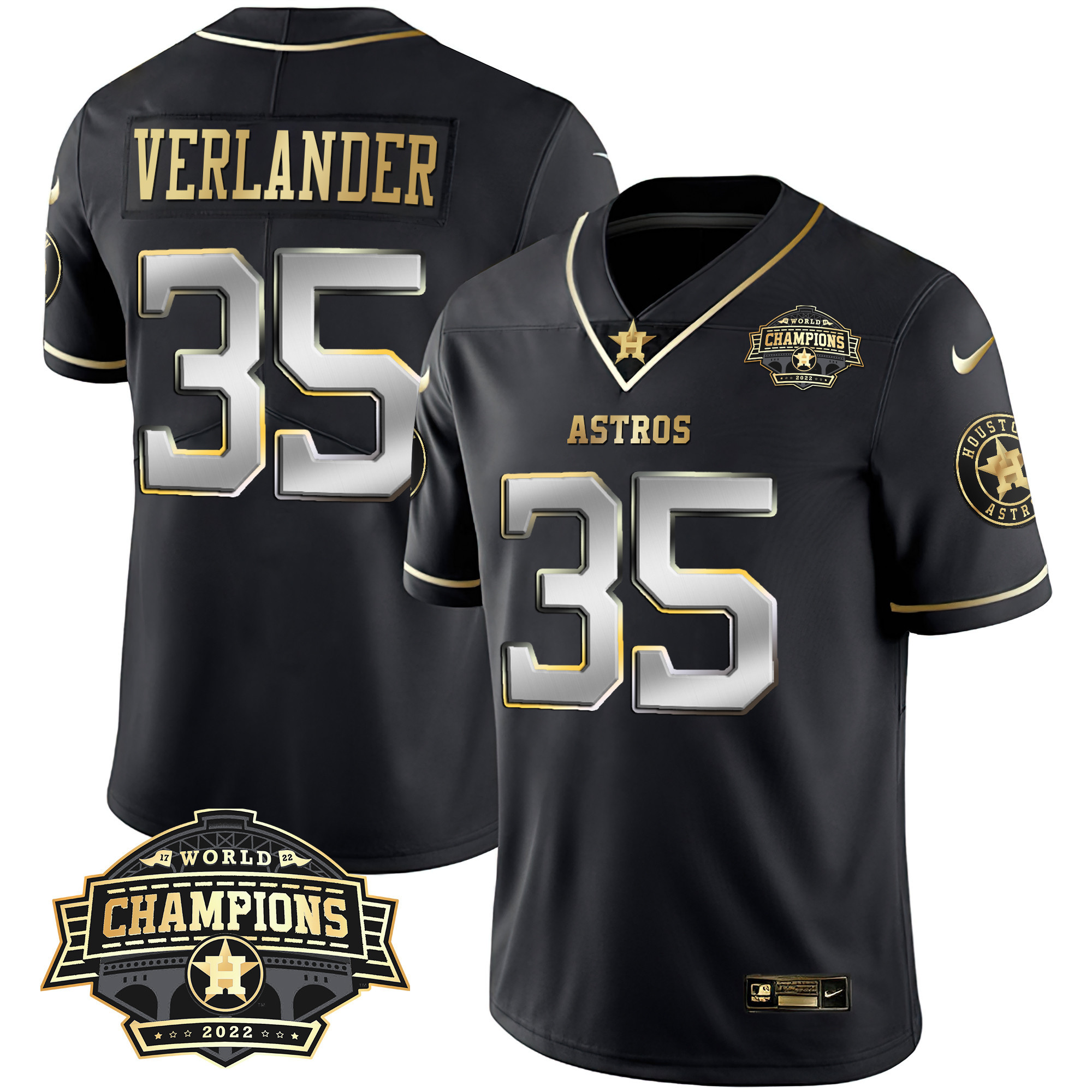 Men Justin Verlander Men's Houston Astros 2022 Champions Vapor Limited Jersey ñ All Stitched