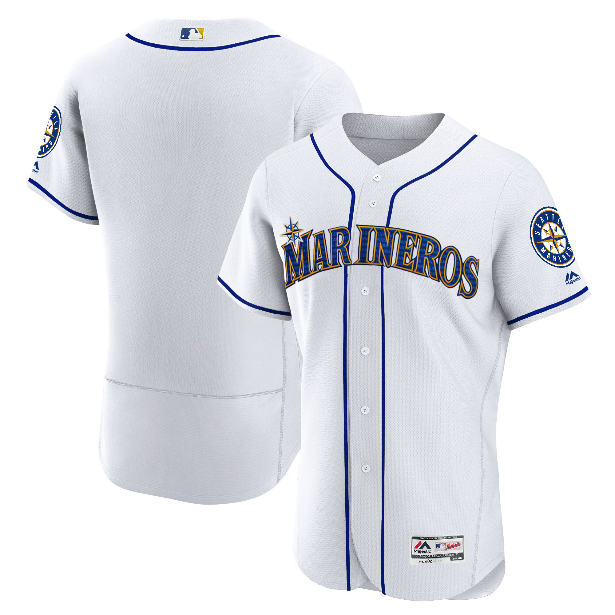 Men Seattle Marineros Hispanic Heritage Houston Astros Jersey - All Stitched