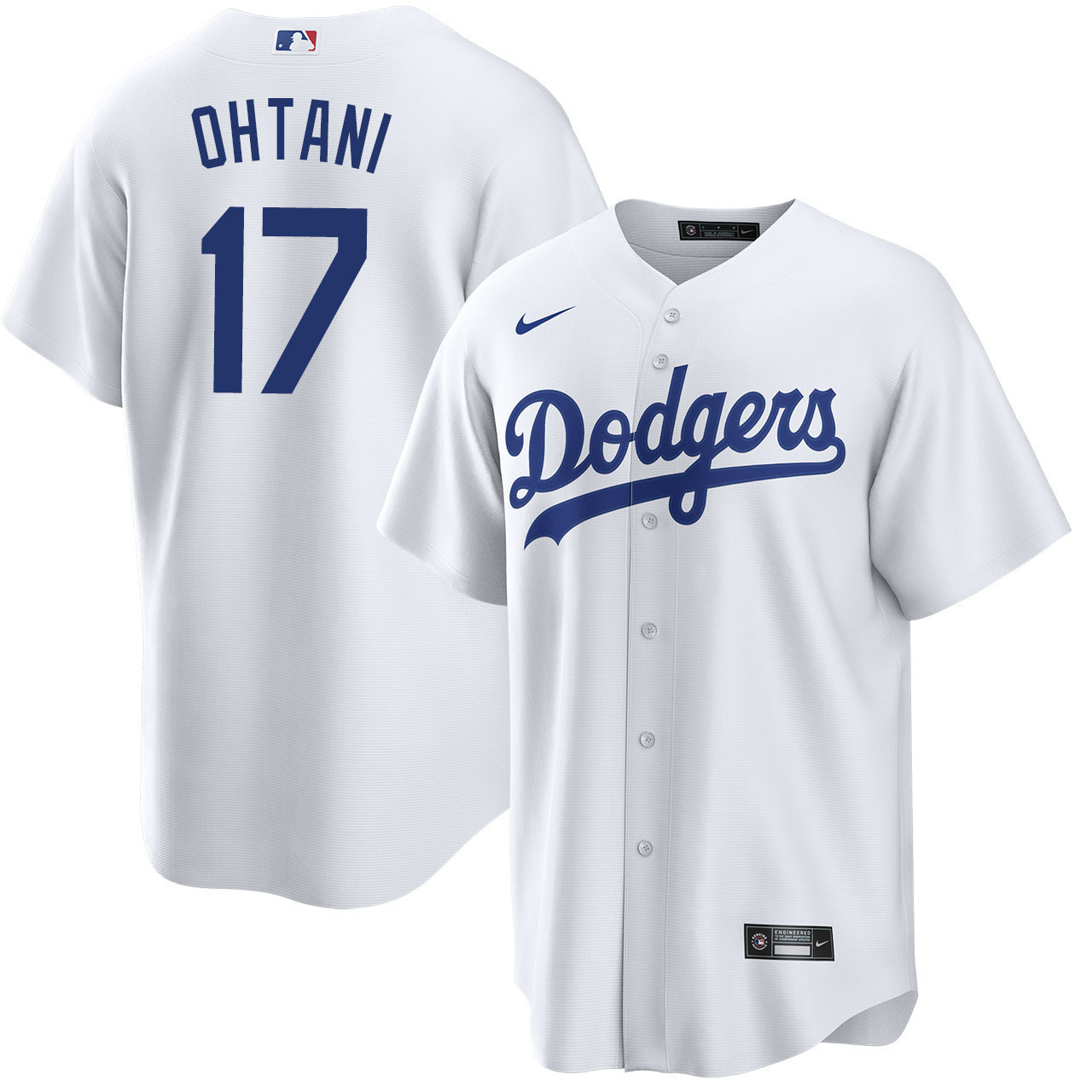 Men Shohei Ohtani Los Angeles Dodgers Home White Jersey - All Stitched