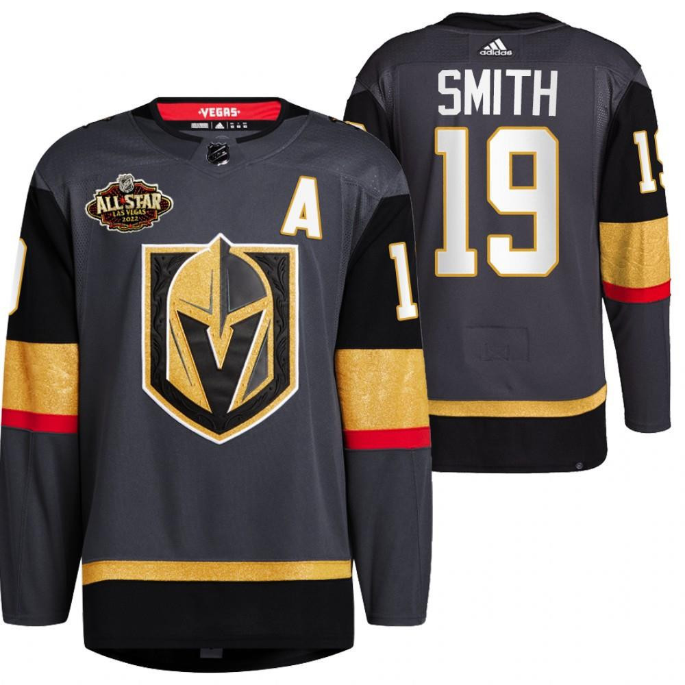 Men Vegas Golden Knights 19 Reilly Smith Alternate Primegreen Black Stitched Jersey 2022 All-Star Stitched Jersey
