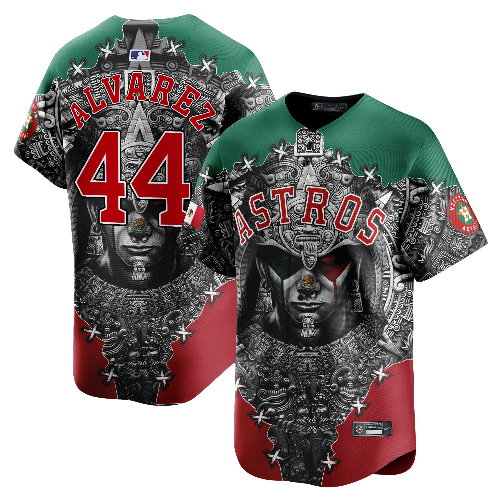 Men Yordan ¡lvarez Houston Astros Mexico Vapor Premier Limited Jersey V2- Printed