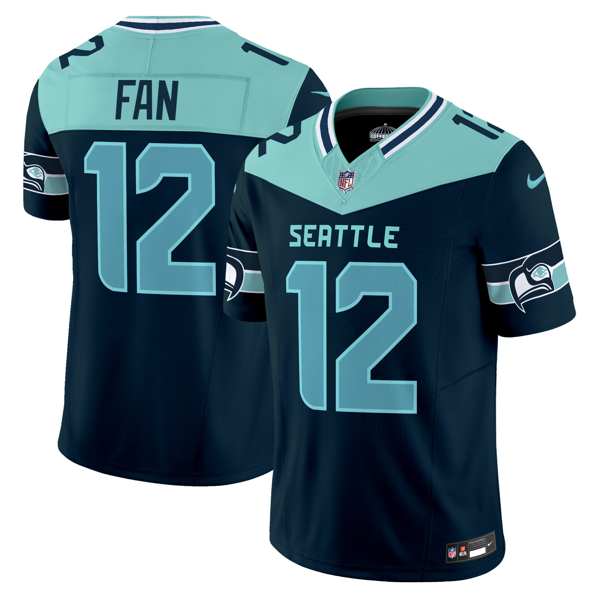 Men's 12Th Fan Seattle Seahawks "Seattle City" Vapor Limited Alternate Jersey - All Stitched