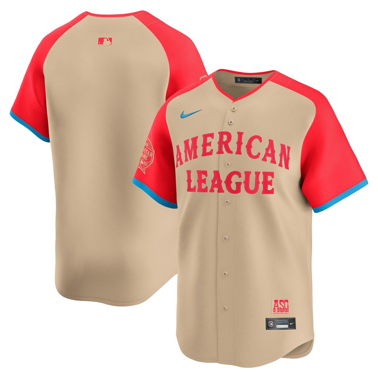 Men's  American League 2024 All-Star Game Limited Jersey - Cream