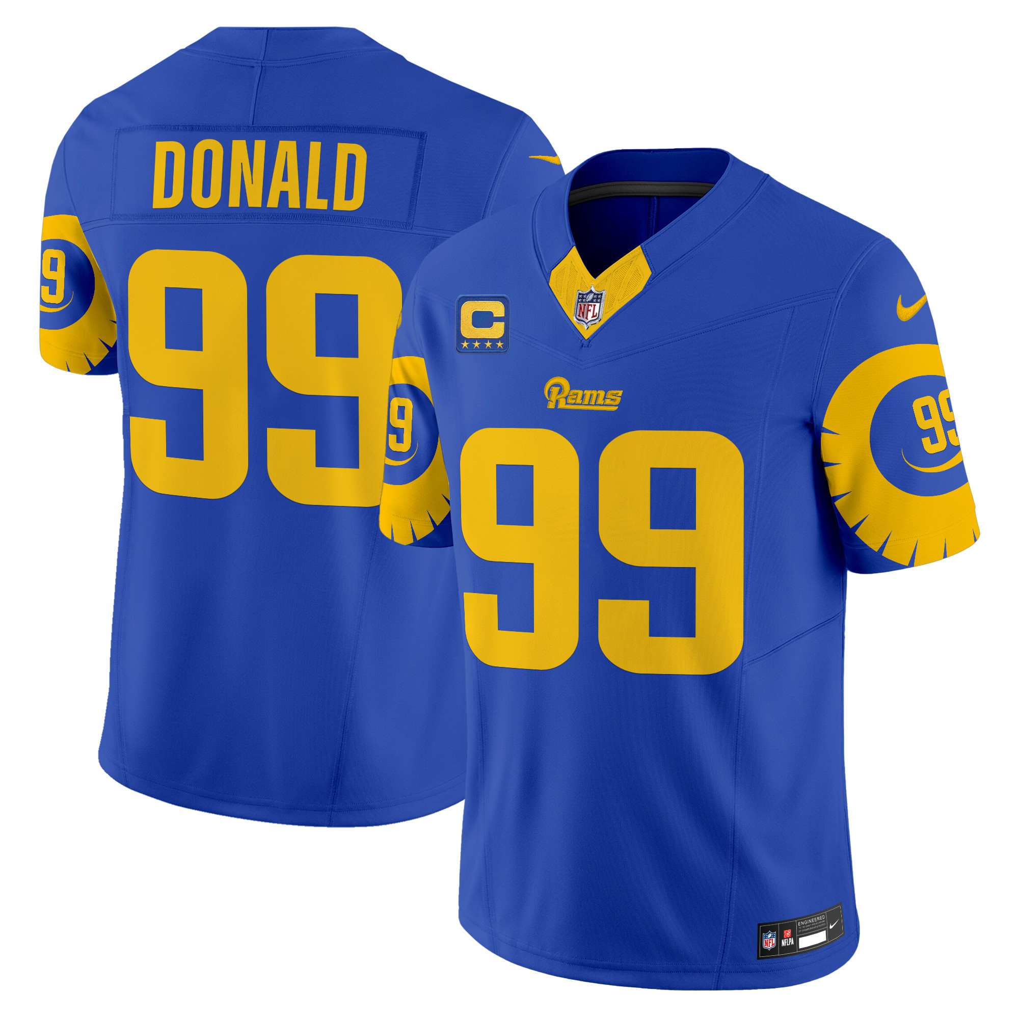 Men's Aaron Donald Los Angeles Rams Special Vapor Limited Royal Jersey - All Stitched