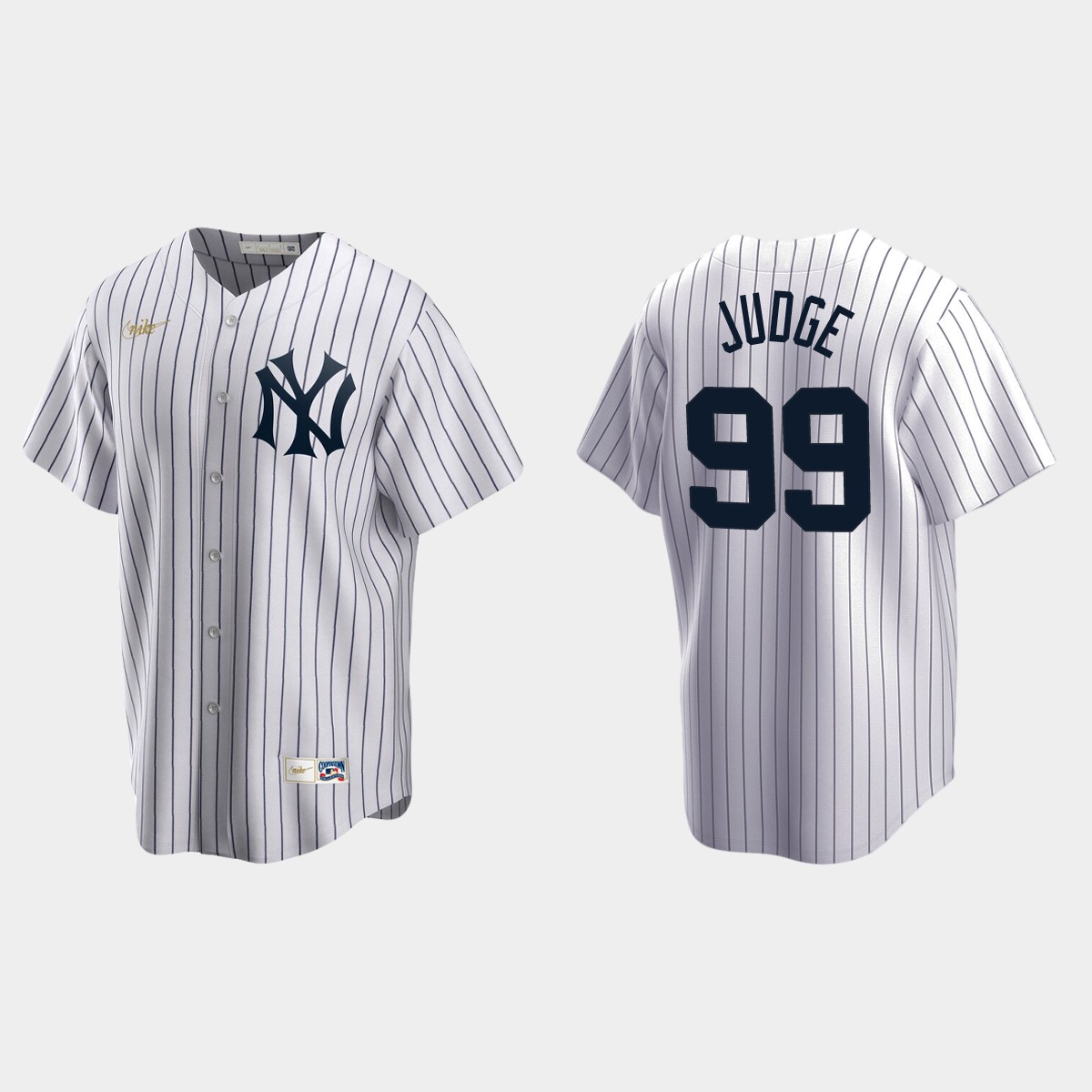 Men's Aaron Judge New York Yankees Cooperstown Collection Home Jersey - White