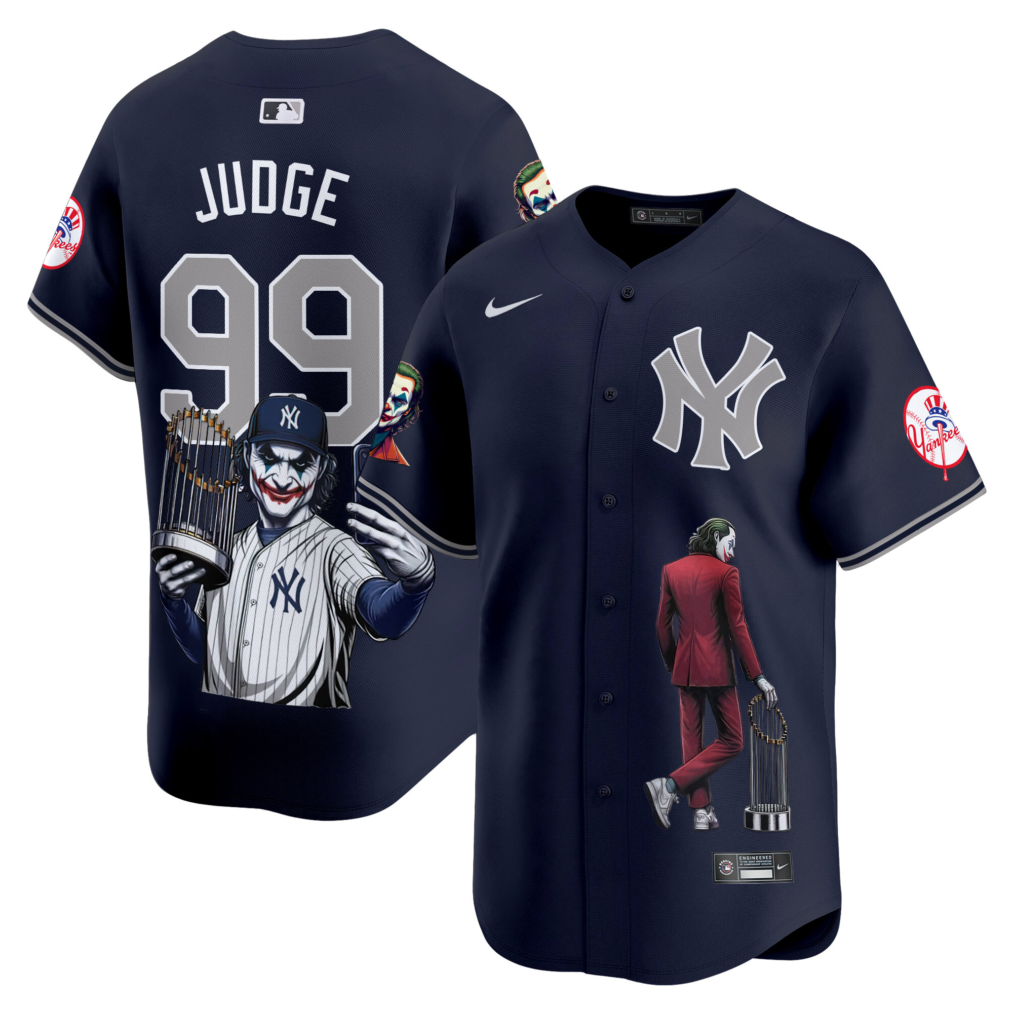 Men's Aaron Judge New York Yankees Joker Vapor Premier Limited Alternate Jersey - Printed