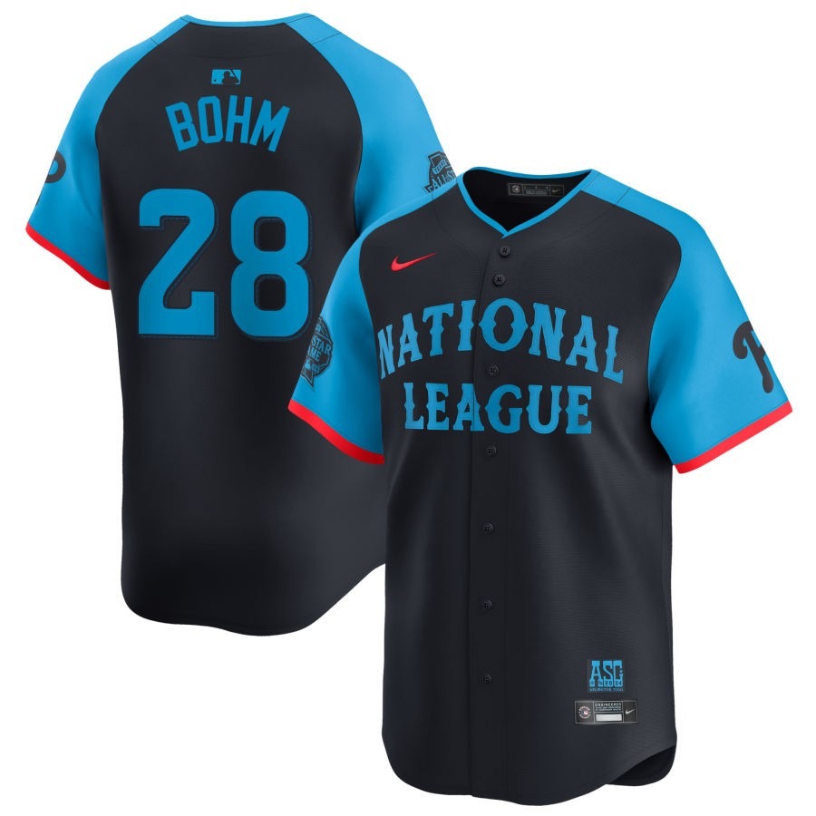 Men's Alec Bohm National League 2024 All-Star Game Limited Jersey - Navy