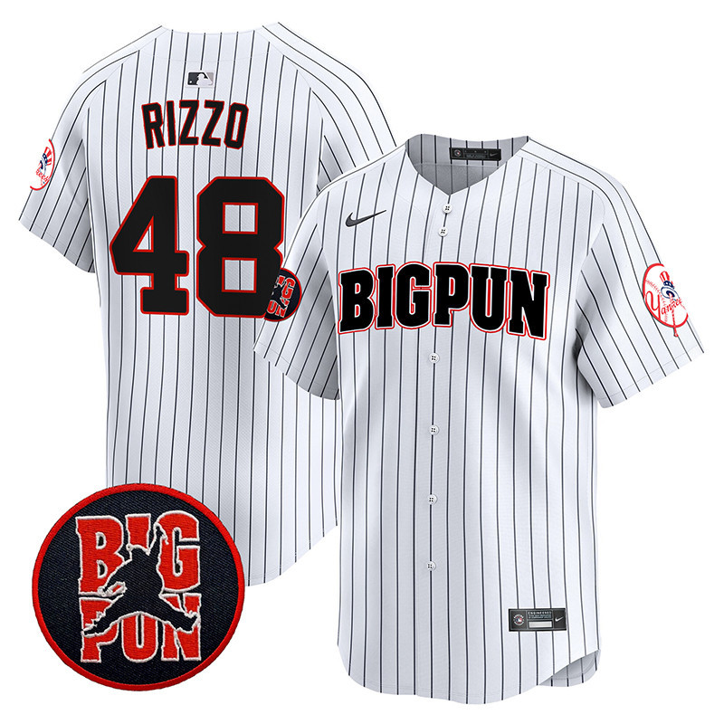 Men's Anthony Rizzo New York Yankees Big Pun Vapor Premier Limited Pinstripe Jersey V2 - All Stitched