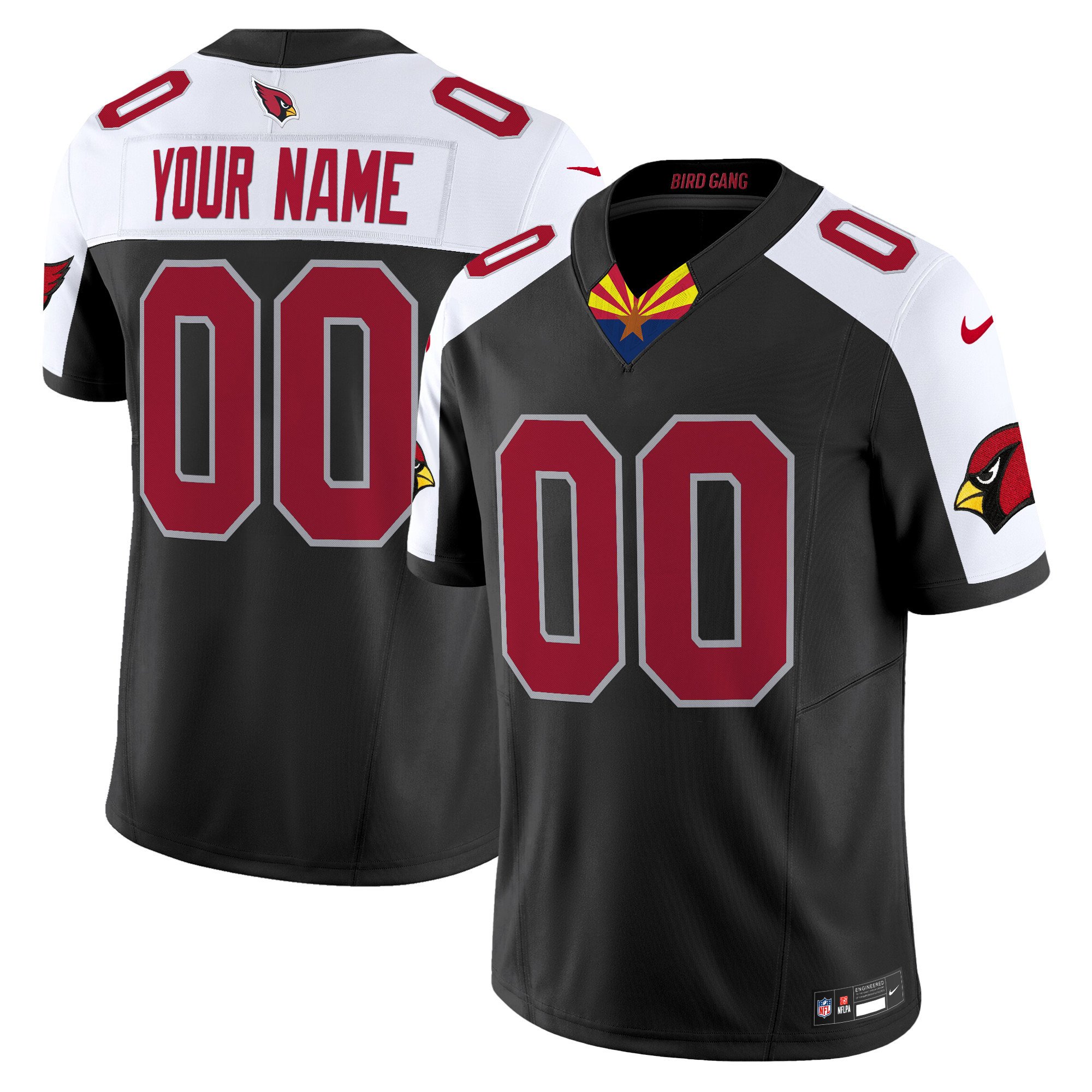 Men's Arizona Cardinals 2024 Special Vapor Limited Custom Black Alternate Jersey - All Stitched