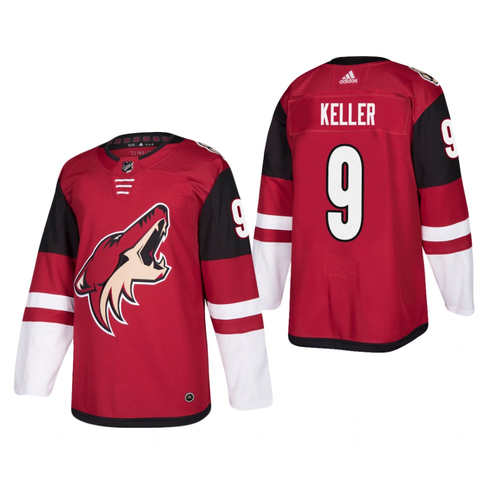 Men's Arizona Coyotes Clayton Keller #9 Home Maroon Player Cheap Jersey