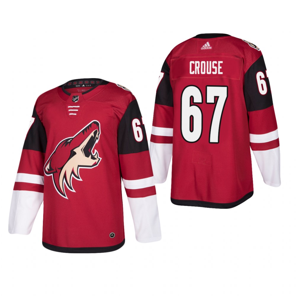 Men's Arizona Coyotes Lawson Crouse #67 Home Maroon Player Cheap Jersey