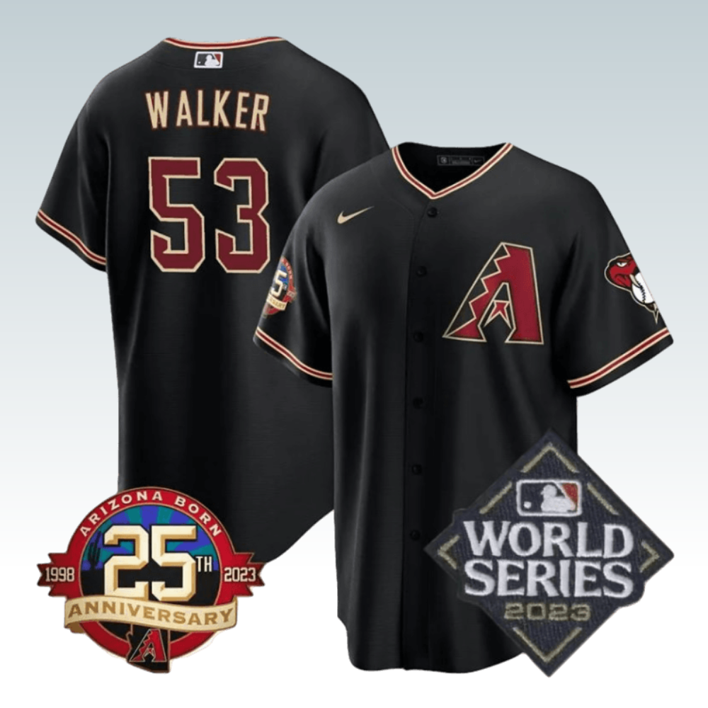 Men's Arizona Diamondbacks #53Christian Walker 2023World Series Cool Base Jersey