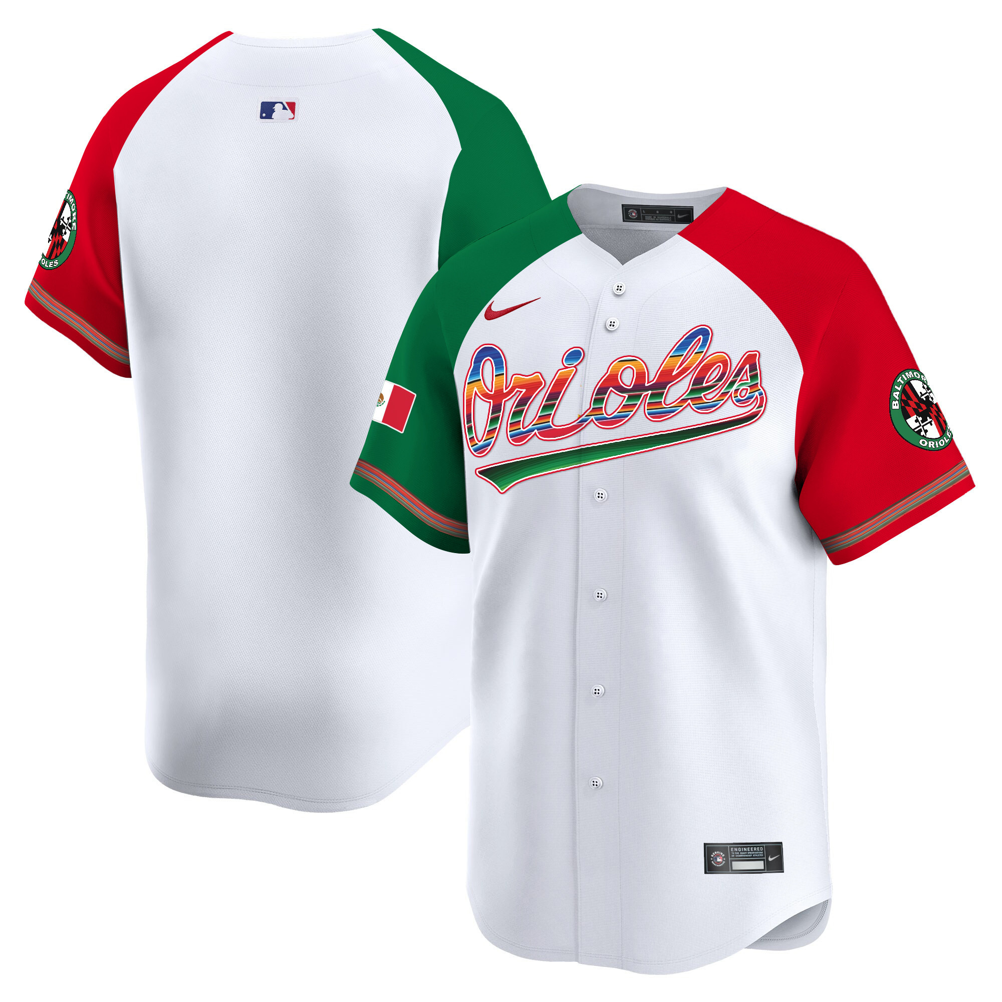 Men's Baltimore Orioles Mexico Vapor Premier Limited Alternate Jersey - All Stitched