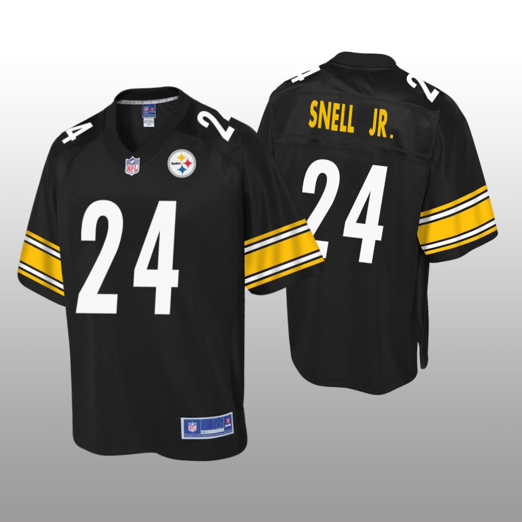 Men's Benny Snell Jr. #24 Pittsburgh Steelers Black Pro Line Jersey