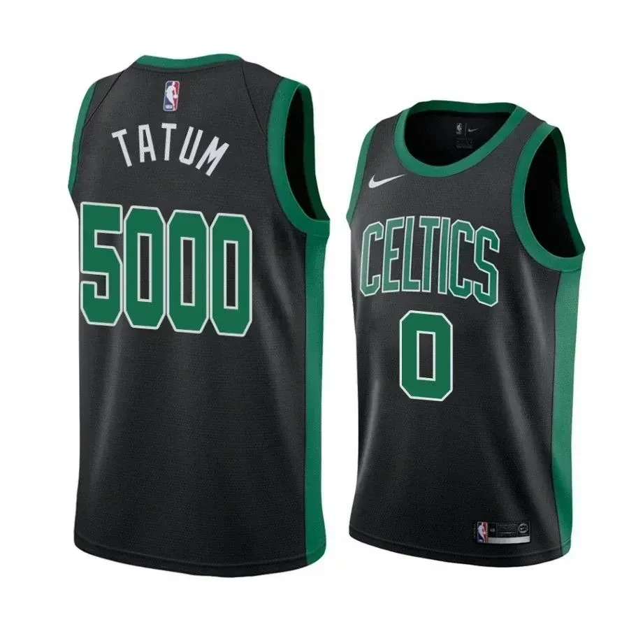 Men’s Boston Celtics Jayson Tatum 0 5000 Points Special Edition Jersey