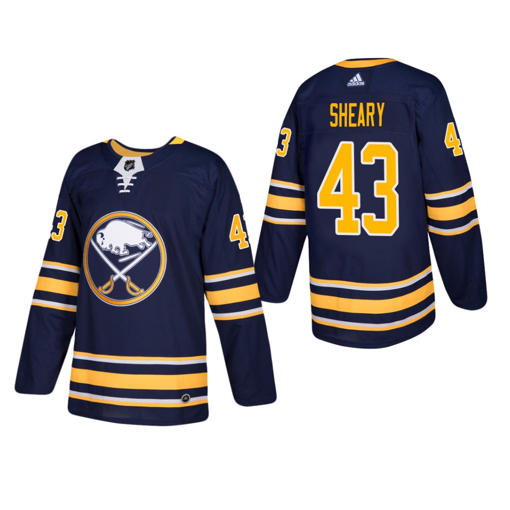Men's Buffalo Sabres Conor Sheary #43 Home Navy Player Cheap Jersey