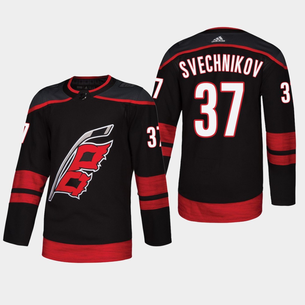 Men's Carolina Hurricanes Andrei Svechnikov #37 2018 Alternate Reasonable Jersey - Black