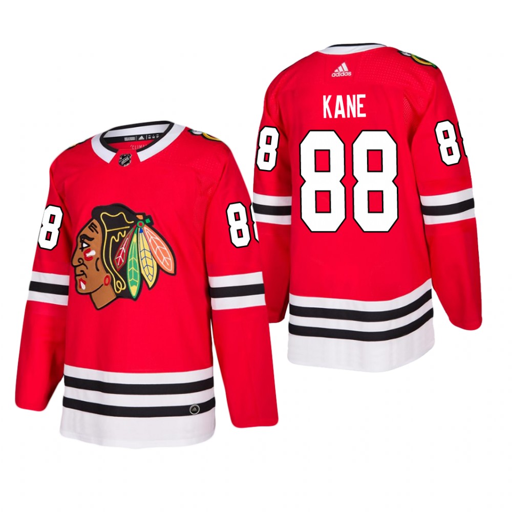 Men's Chicago Blackhawks Patrick Kane #88 Home Red Player Cheap Jersey