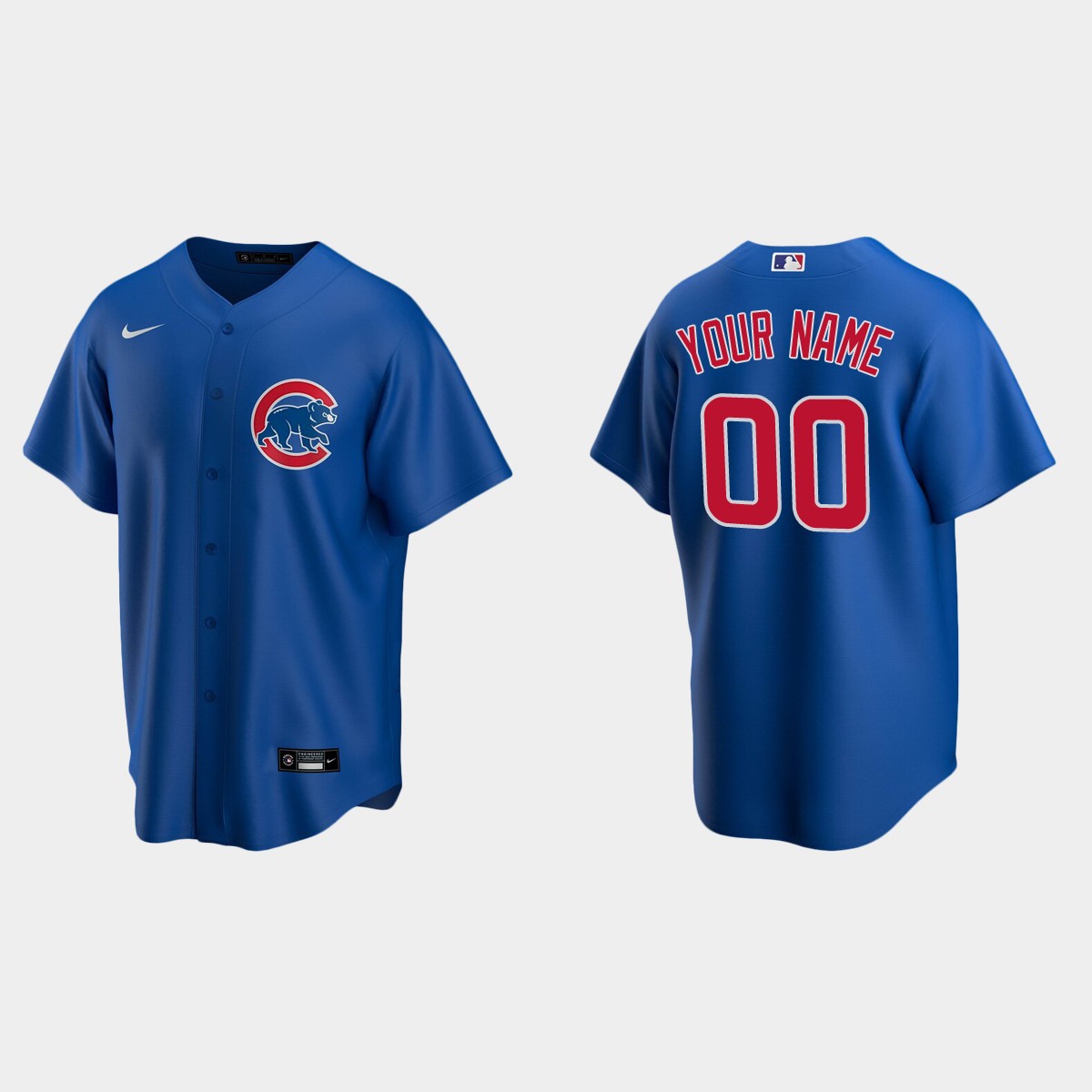 Men's Chicago Cubs Royal Alternate Custom Jersey