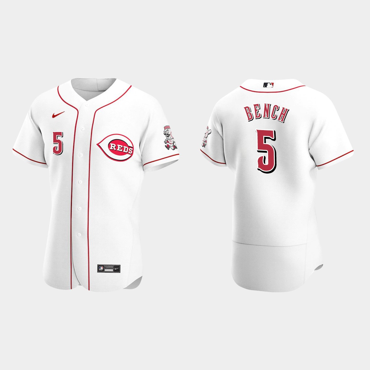 Men's Cincinnati Reds Johnny Bench 2020 Home Jersey - White