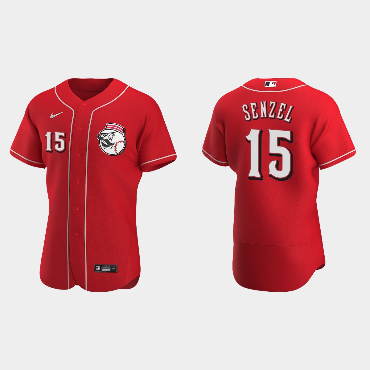Men's Cincinnati Reds Nick Senzel 2020 Alternate Jersey - Scarlet