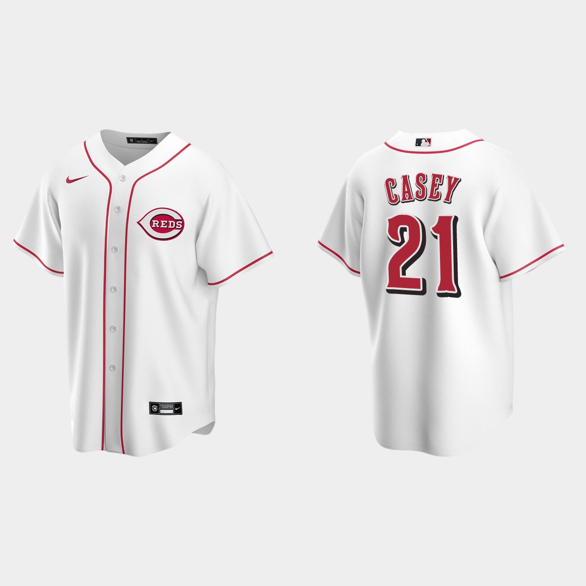 Men's Cincinnati Reds Sean Casey White Retired Player Jersey