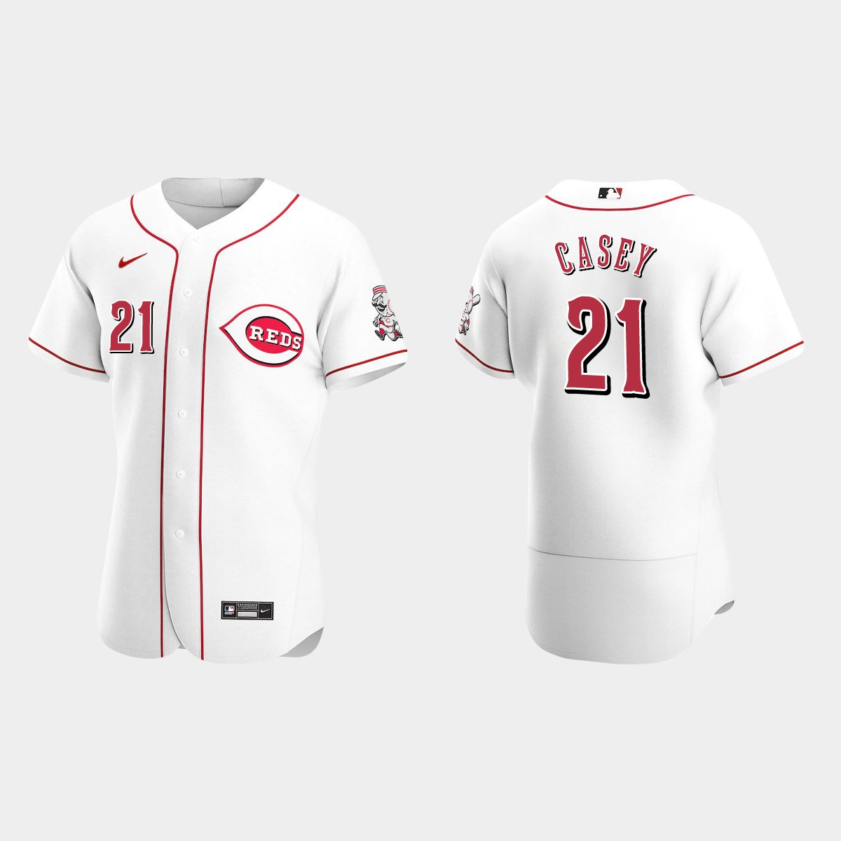 Men's Cincinnati Reds Sean Casey White Retired Player Jersey