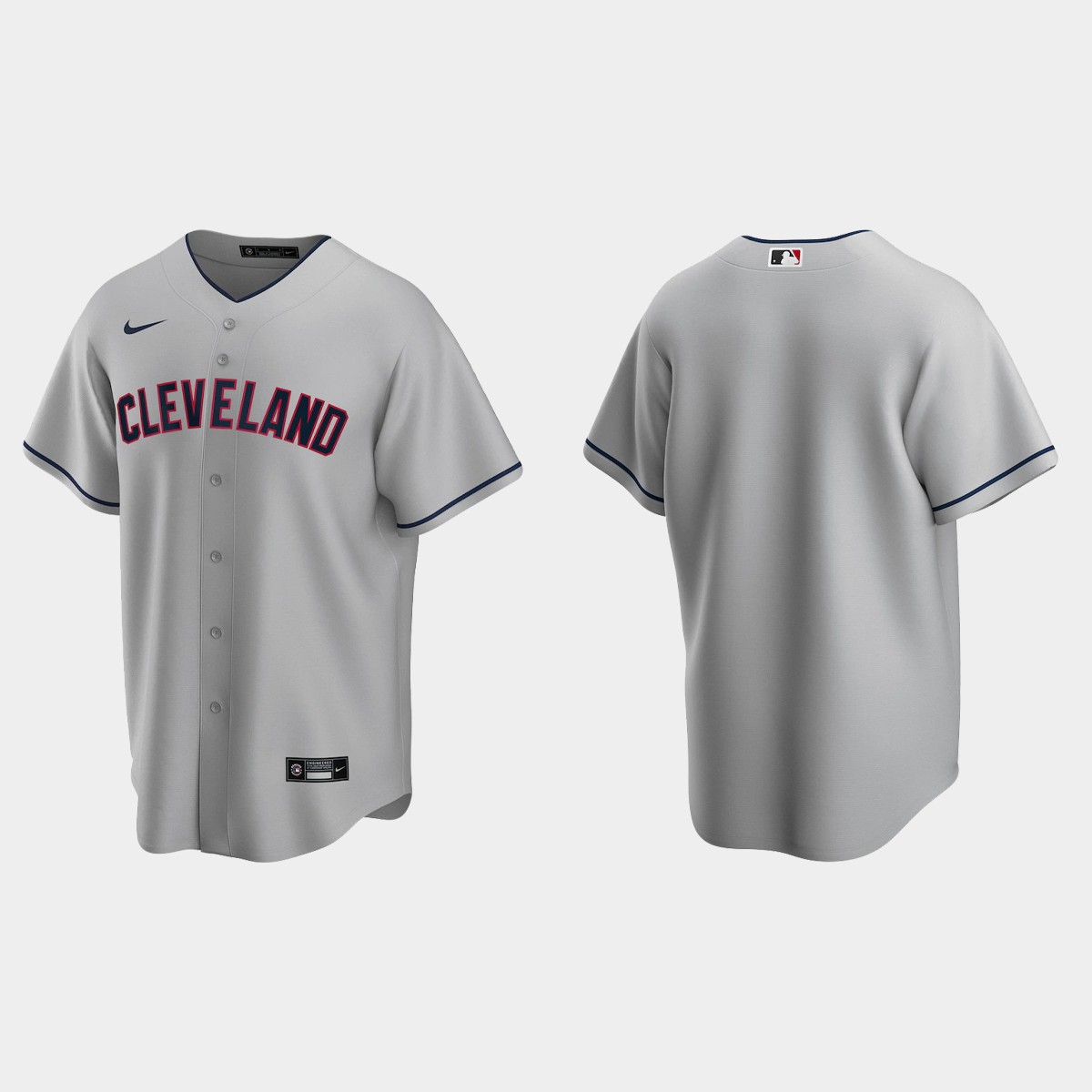 Men's Cleveland Indians Gray 2020 Road Jersey