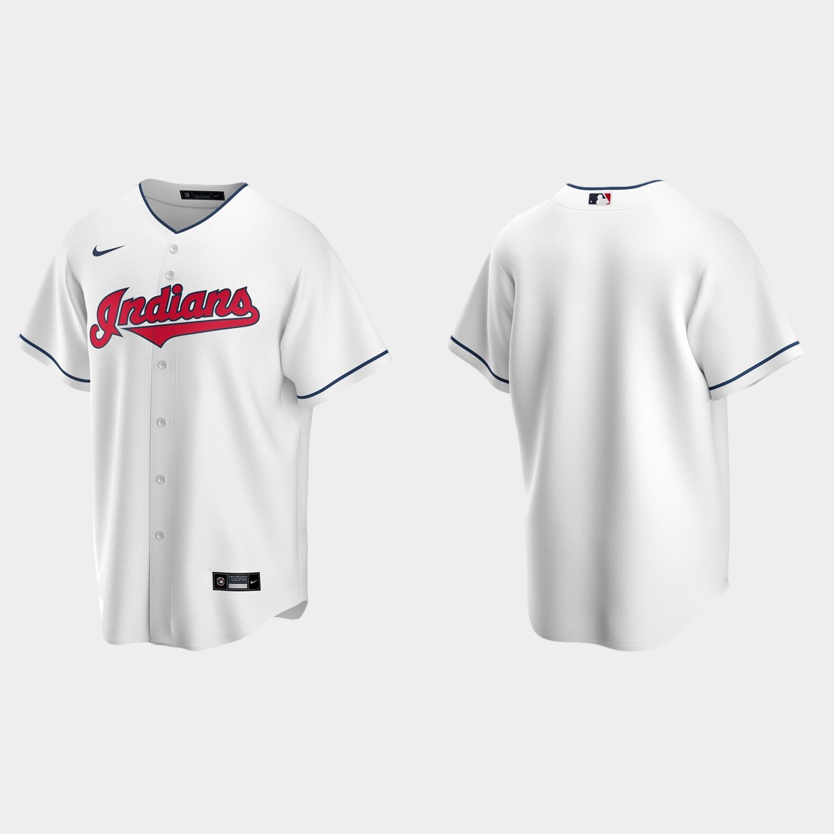 Men's Cleveland Indians Home Jersey - White