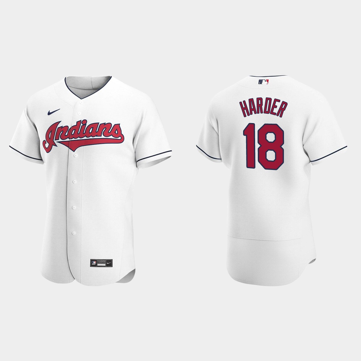 Men's Cleveland Indians Mel Harder White Retired Player Jersey