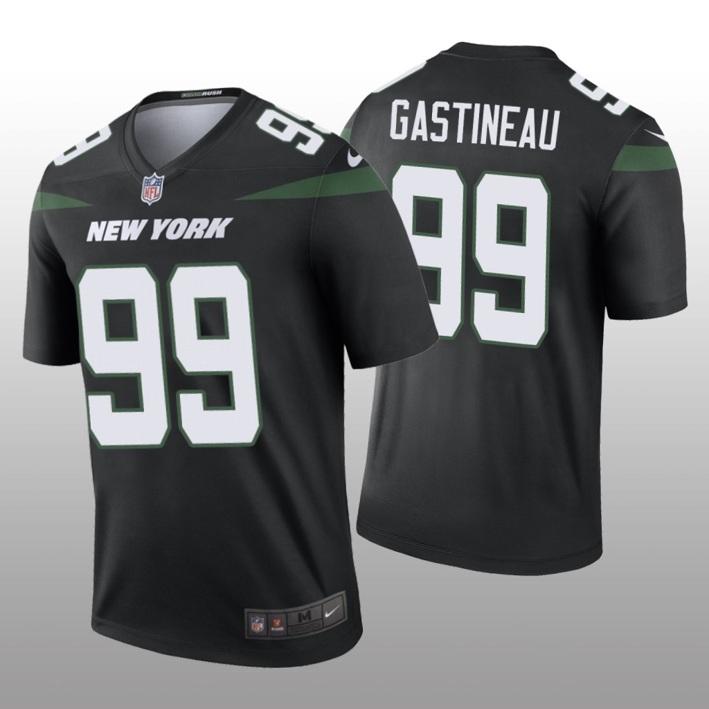 Men's Color Rush Legend Mark Gastineau #99 New York Jets Black Jersey
