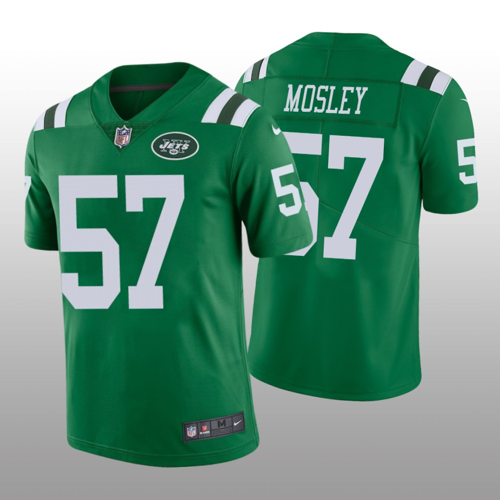 Men's Color Rush Limited C.J. Mosley #57 New York Jets Green Jersey