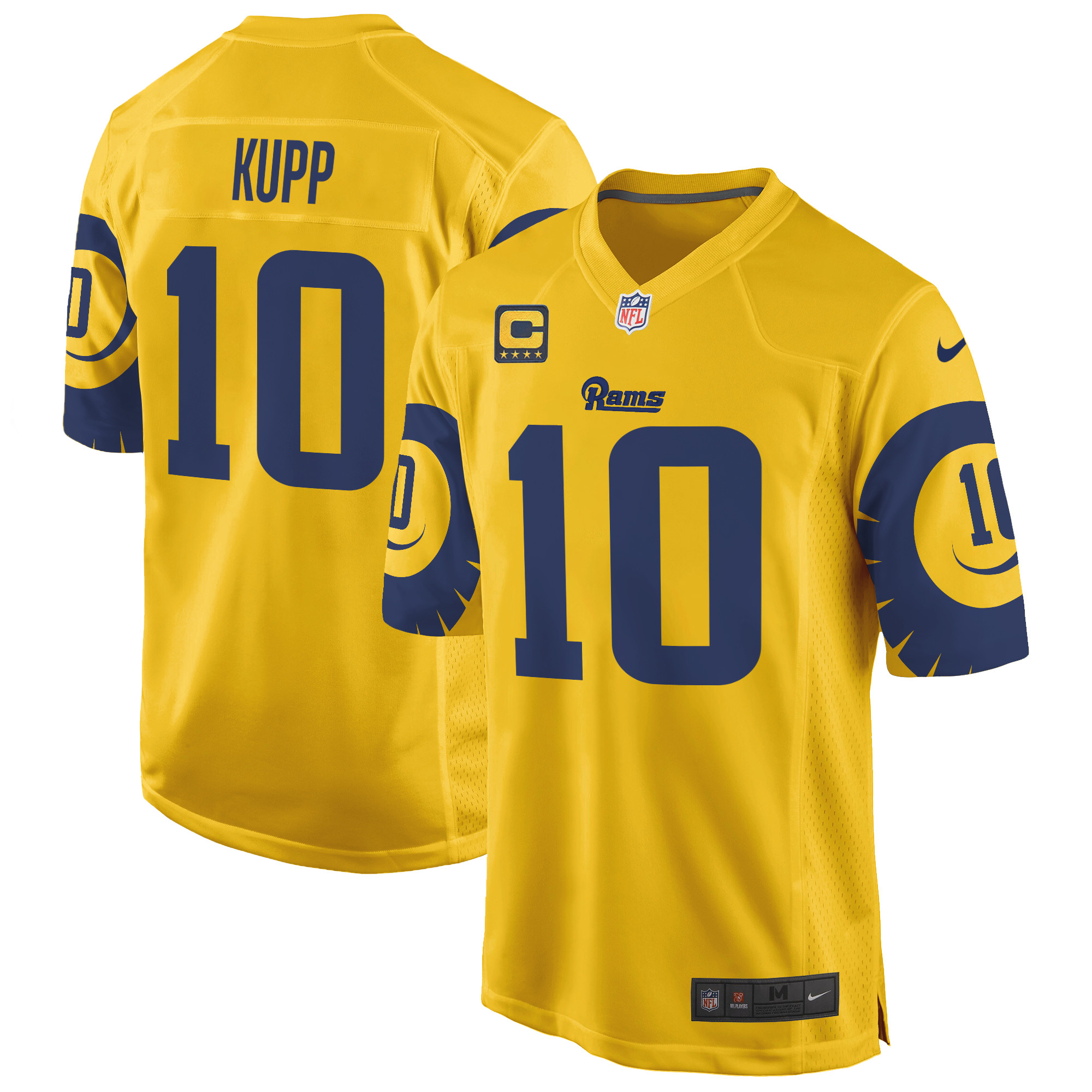 Men's Cooper Kupp Los Angeles Rams Special Game Gold Jersey - All Stitched