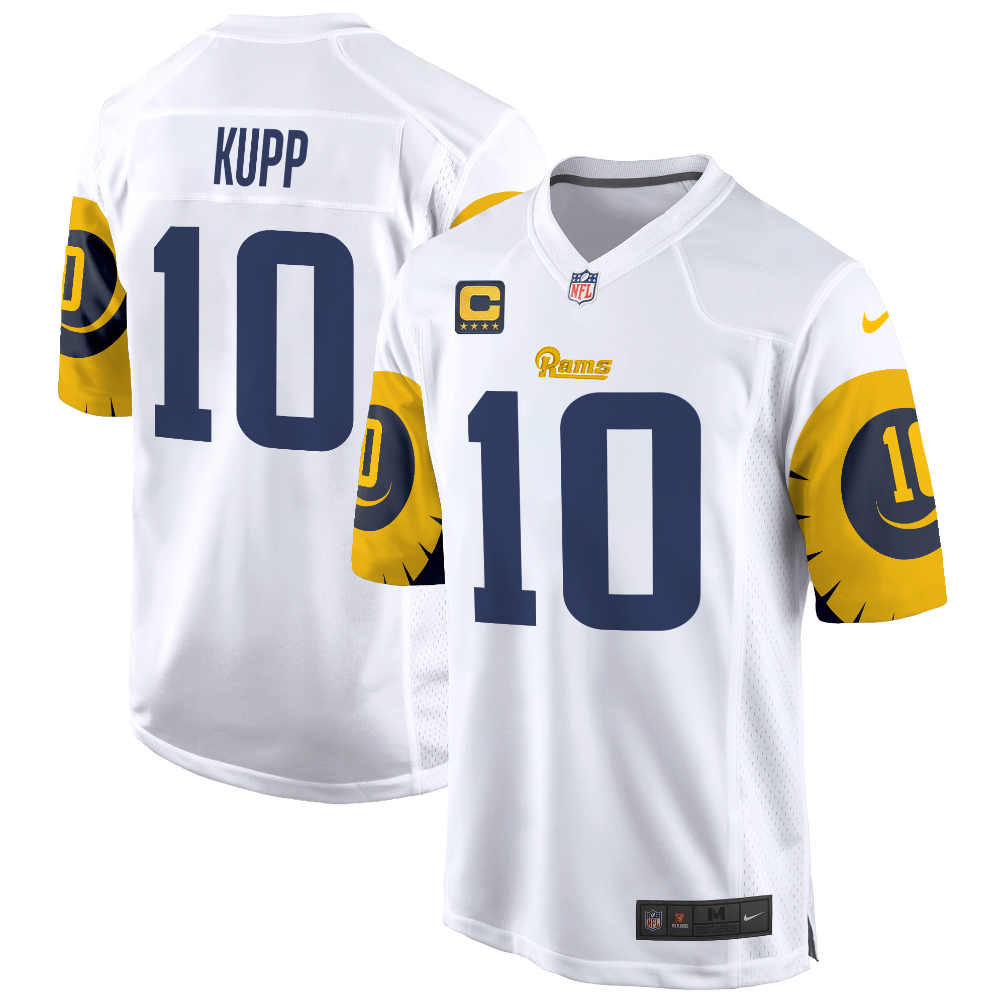 Men's Cooper Kupp Los Angeles Rams Special Game White Jersey - All Stitched