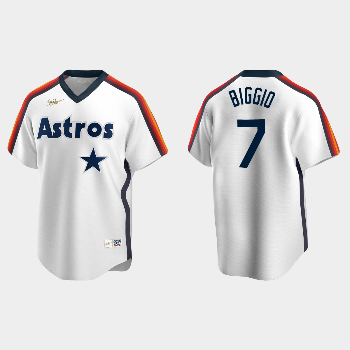 Men's Craig Biggio Houston Astros Cooperstown Collection Home Jersey - White
