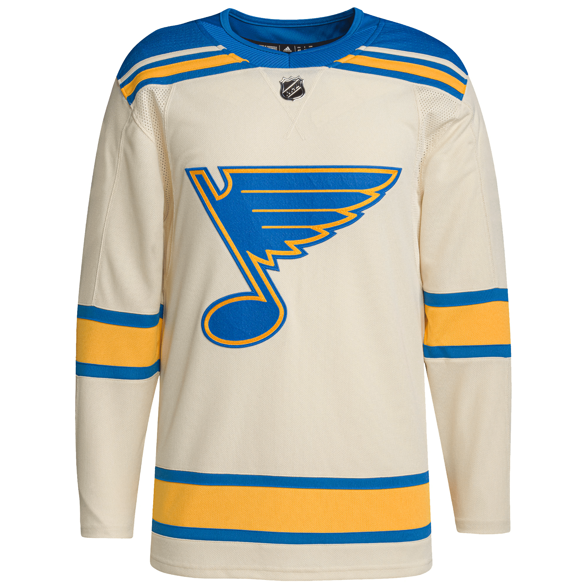 Men’s Cream St. Louis Blues 2022 Winter Classic Stitched Jersey