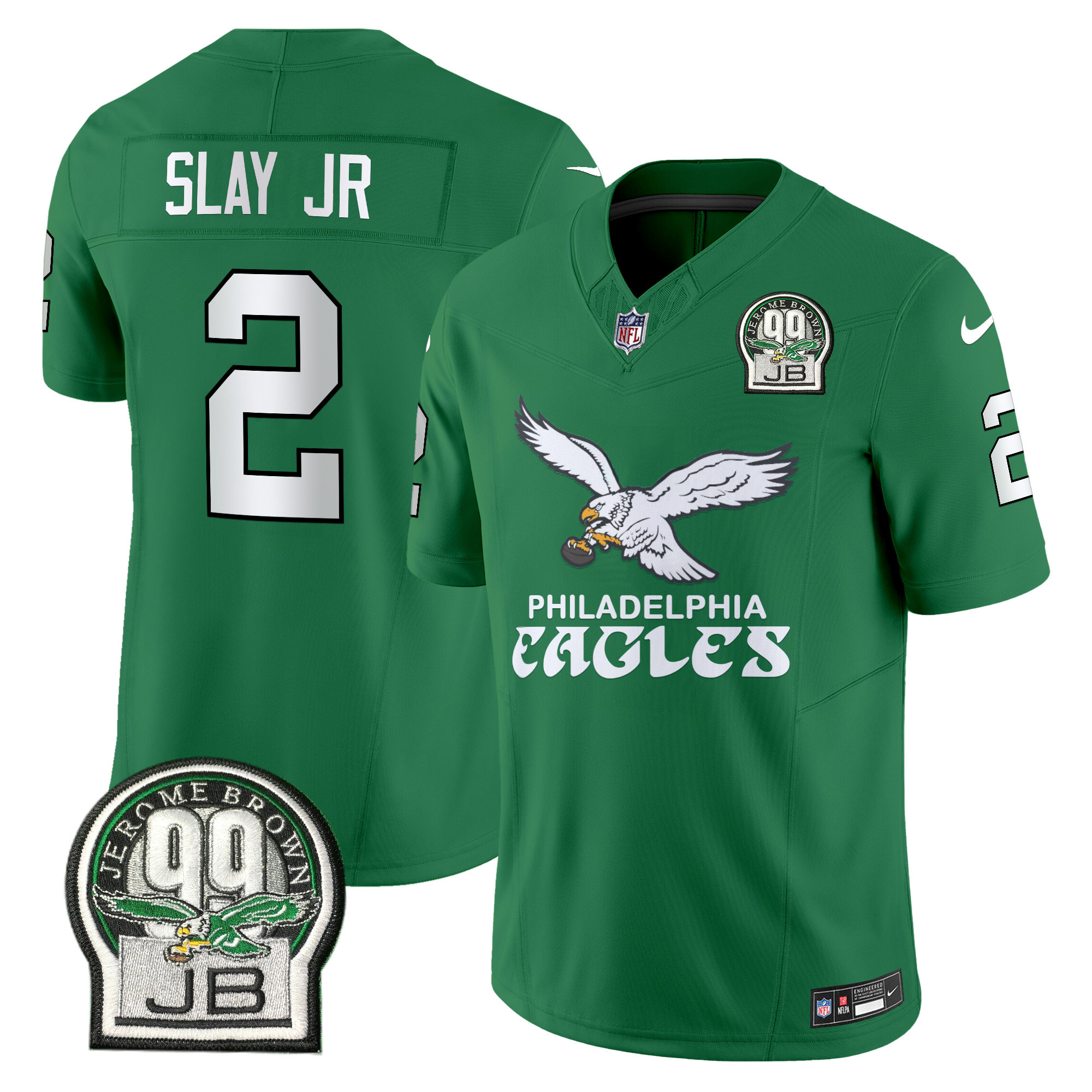 Men's Darius Slay Jr. Philadelphia Eagles Kelly Green Vapor Limited Kelly Green Jersey V5 - All Stitched