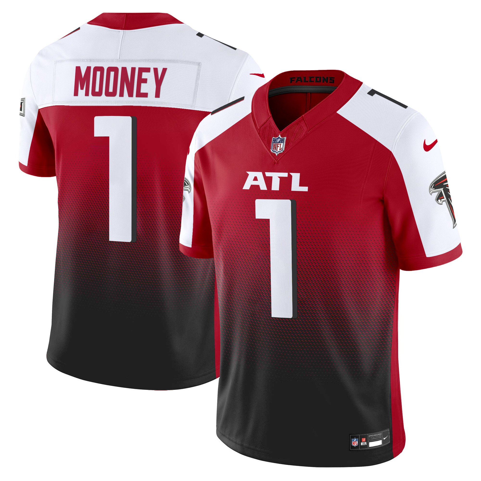 Men's Darnell Mooney Atlanta Falcons 2024 Vapor Limited Red Alternate Jersey - All Stitched