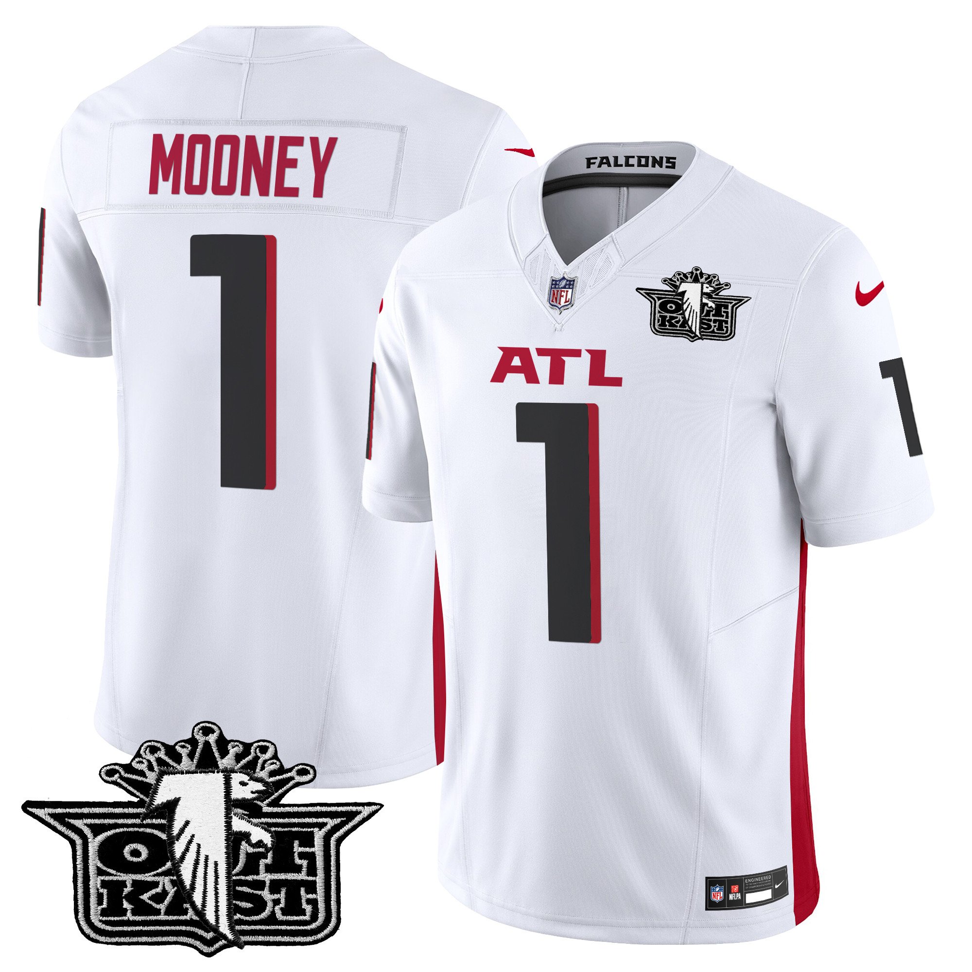 Men's Darnell Mooney Outkast x Atlanta Falcons 2024 Vapor Limited White Jersey - All Stitched