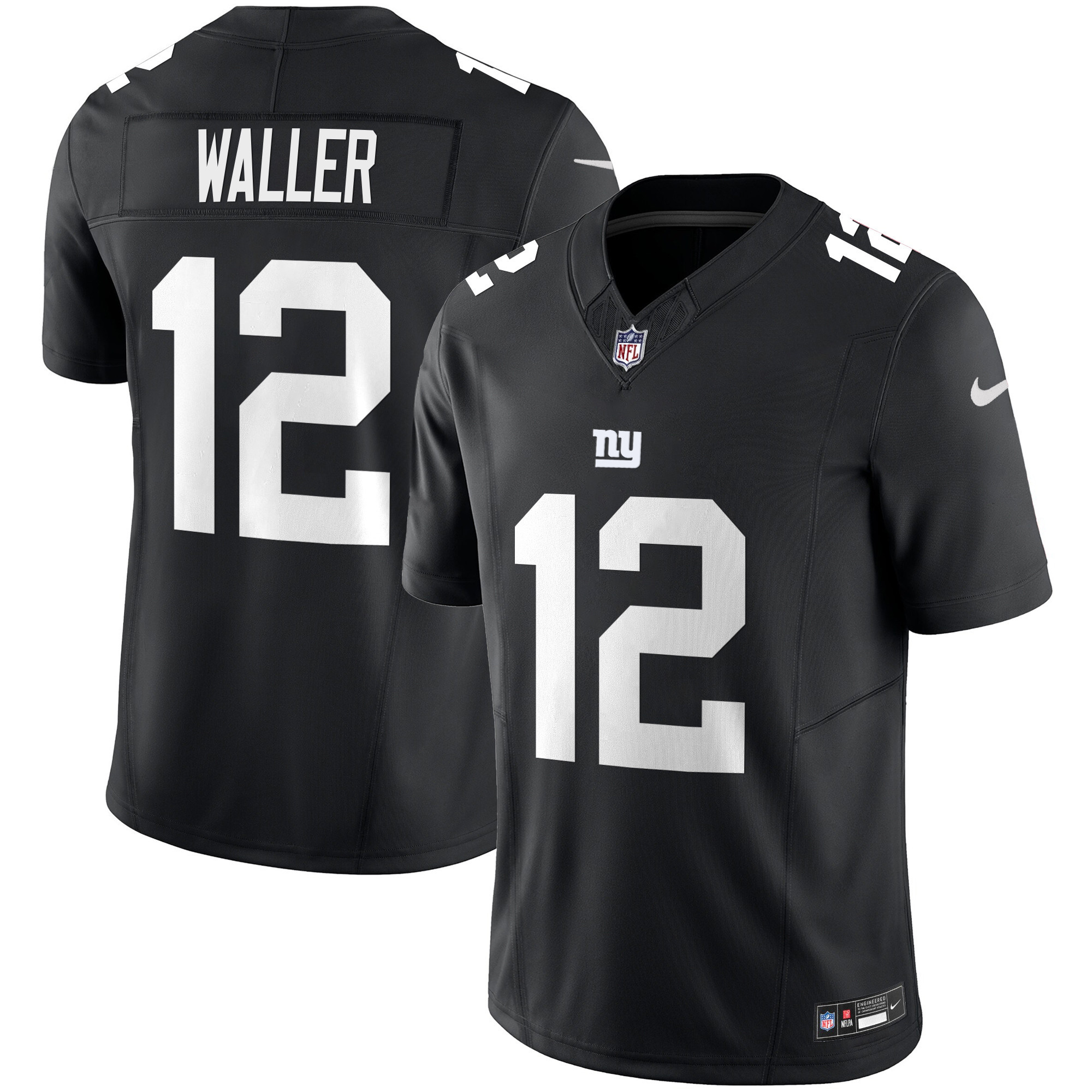 Men's Darren Waller San Francisco Giants Vapor Limited Black Jersey - All Stitched
