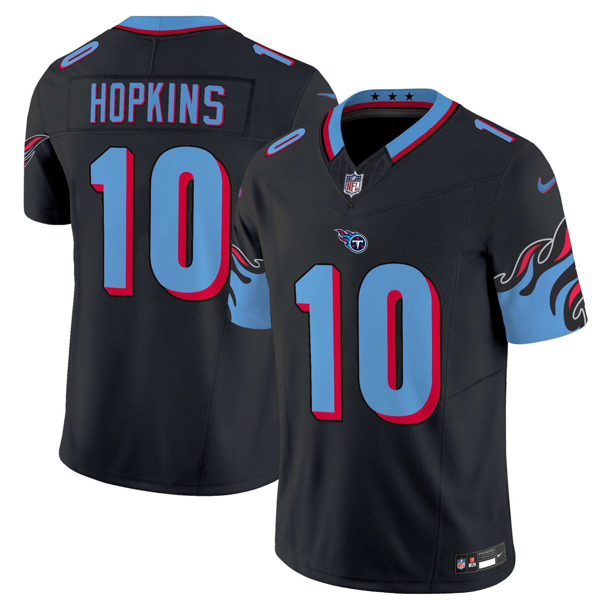 Men's DeAndre Hopkins Tennessee Titans Special Vapor Limited Black Jersey - All Stitched