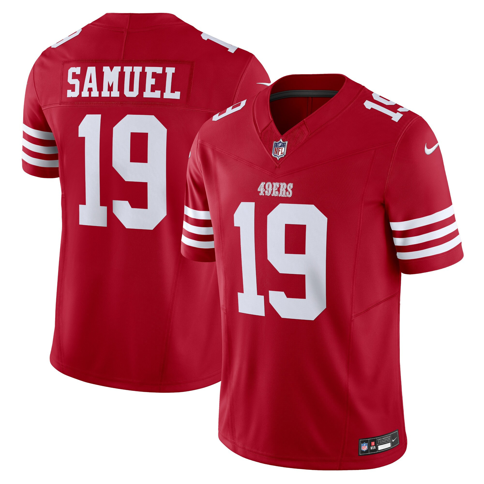 Men's Deebo Samuel San Francisco 49ers Vapor F.U.S.E. Limited Scarlet Jersey - All Stitched