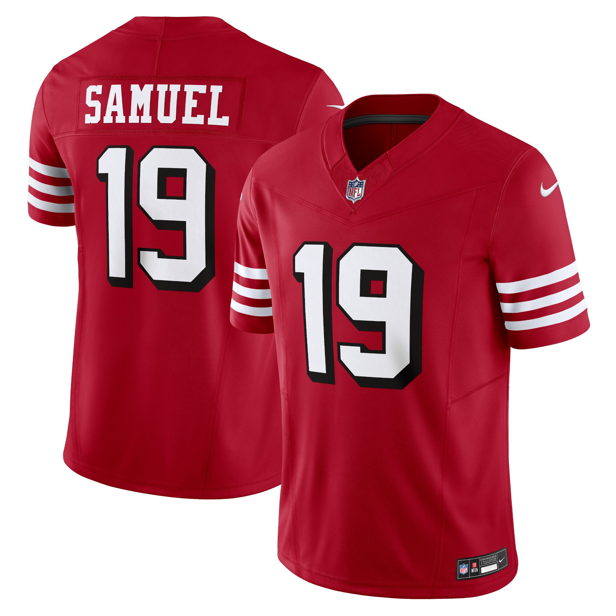 Men's Deebo Samuel San Francisco 49ers Vapor F.U.S.E. Limited Scarlet Limited Jersey - All Stitched