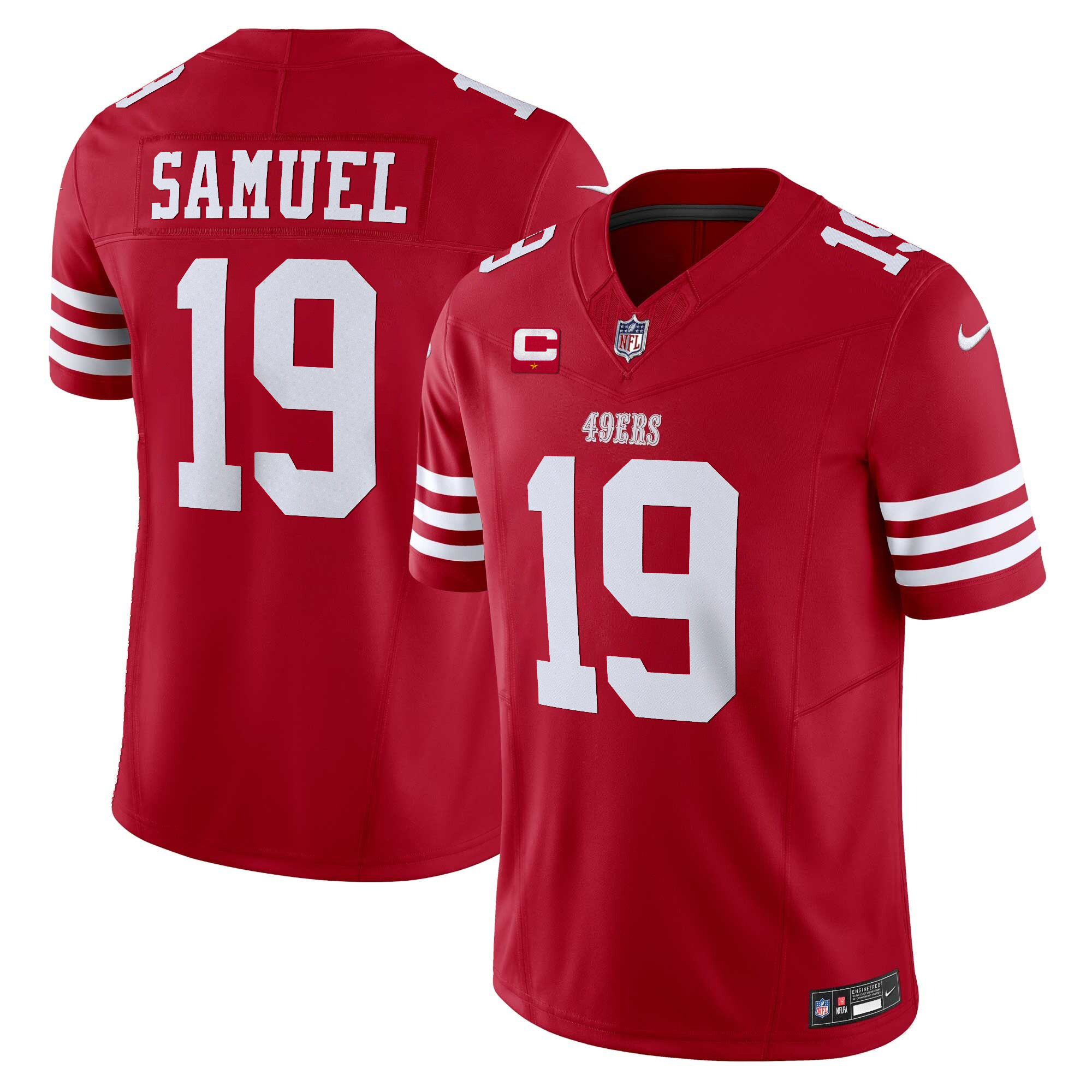 Men's Deebo Samuel San Francisco 49ers Vapor Limited Red Jersey - All Stitched