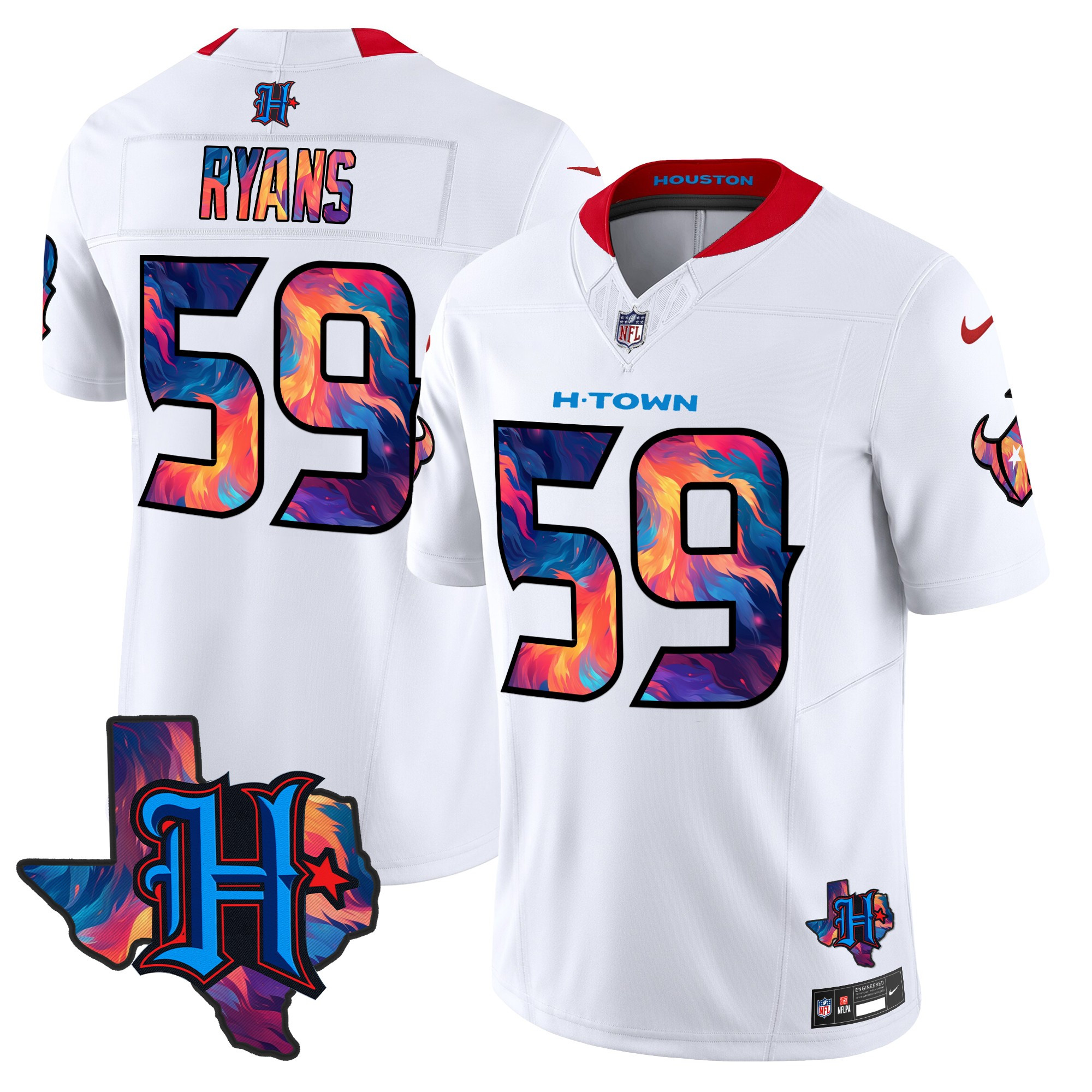 Men's DeMeco Ryans Houston Texans 2024 Special Vapor Limited White Jersey - All Stitched