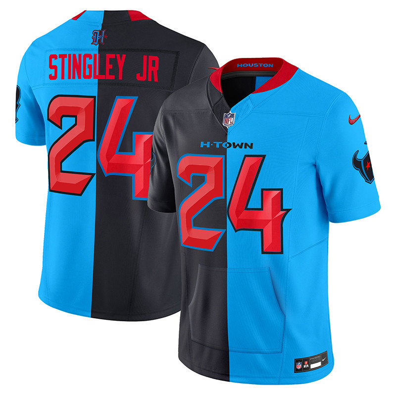 Men's Derek Stingley Jr. Houston Texans 2024 Vapor Hand Warmer Split Jersey - All Stitched