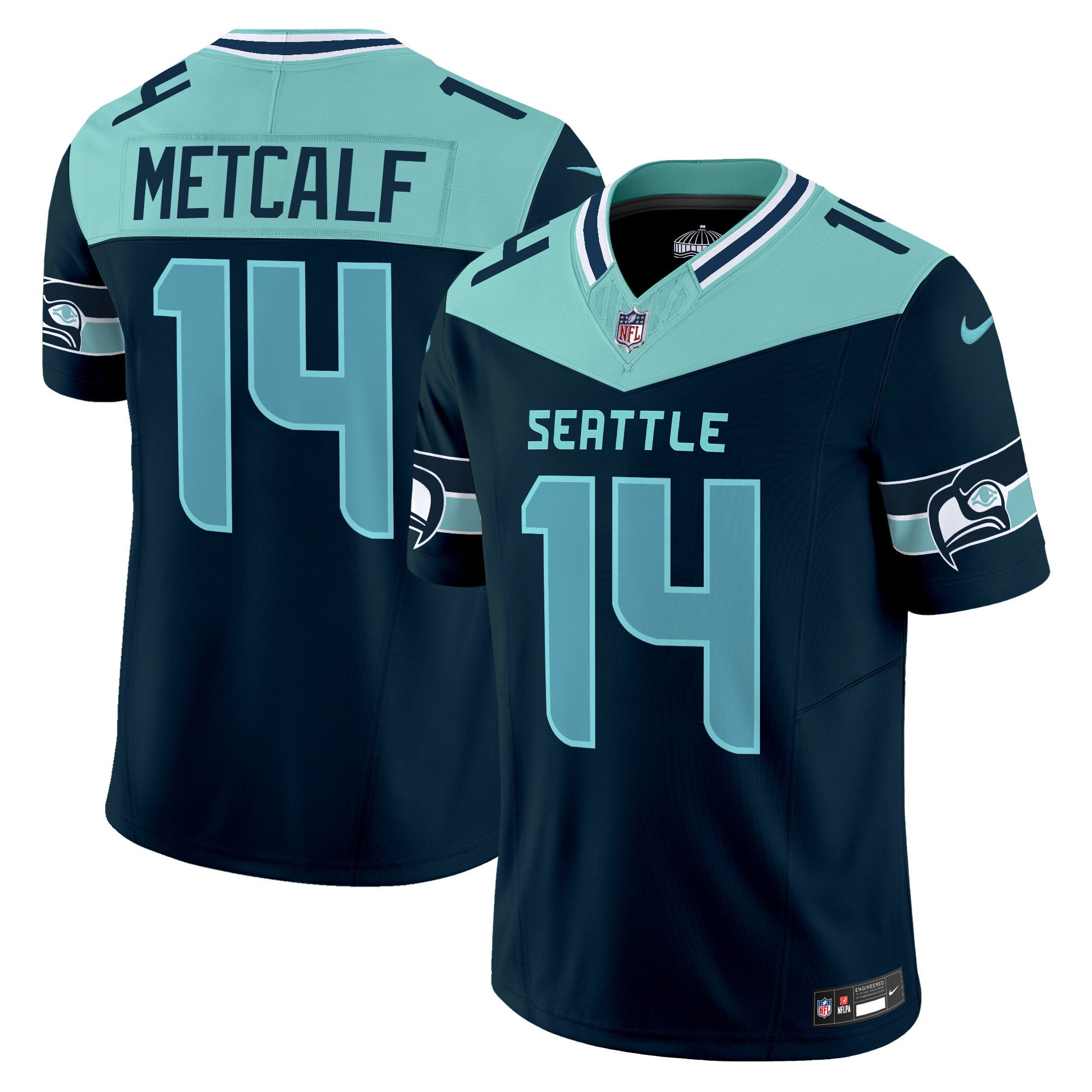 Men's Dk Metcalf Seattle Seahawks "Seattle City" Vapor Limited Alternate Jersey - All Stitched